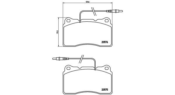 MAGNETI MARELLI Piduriklotsi komplekt,ketaspidur 363700423082